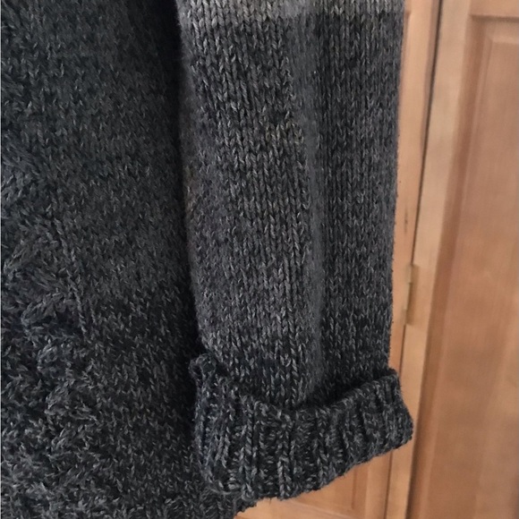 Jones New York Hombre Style Dble Breasted Mixed Knit Style Cardigan Sweater Sz L - Picture 6 of 10